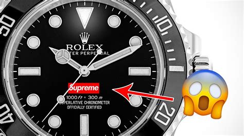 rolex supreme collab|supreme Rolex watches.